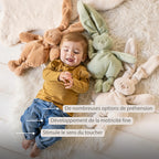 Lapidou Lapin en peluche – 30 cm – Peluche douce pour bébé