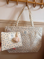 Sac cabas + pochette assortie