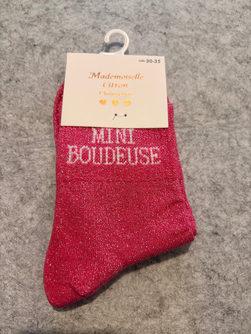 Chaussettes «Mini Boudeuse »