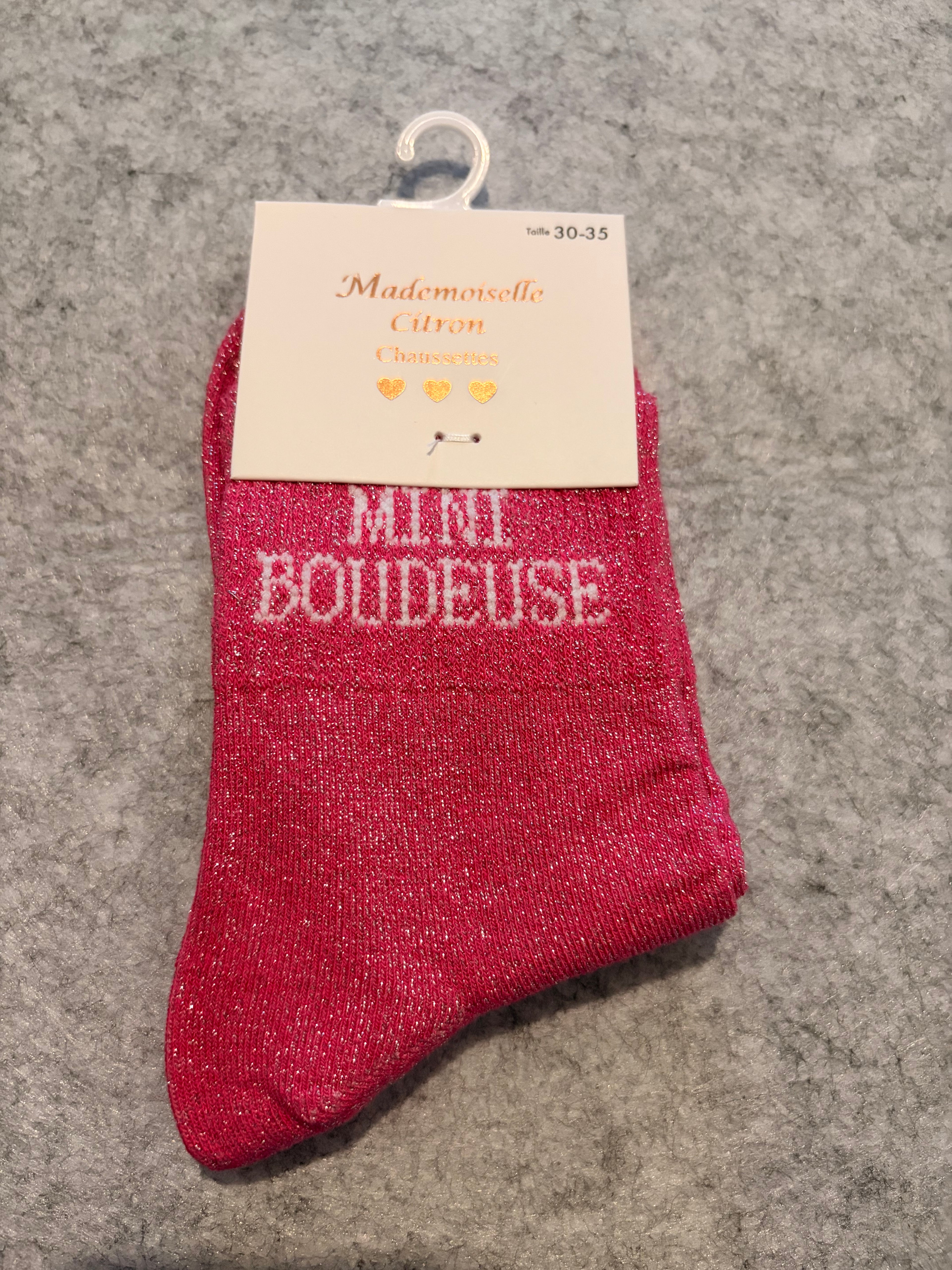 Chaussettes «Mini Boudeuse »