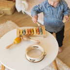 Coffret de 4 instruments de musique en bois pour bébé