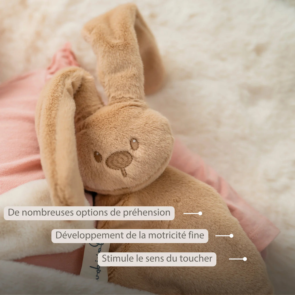 Doudou Bébé - 27 x 27 cm - Lapin Doudou