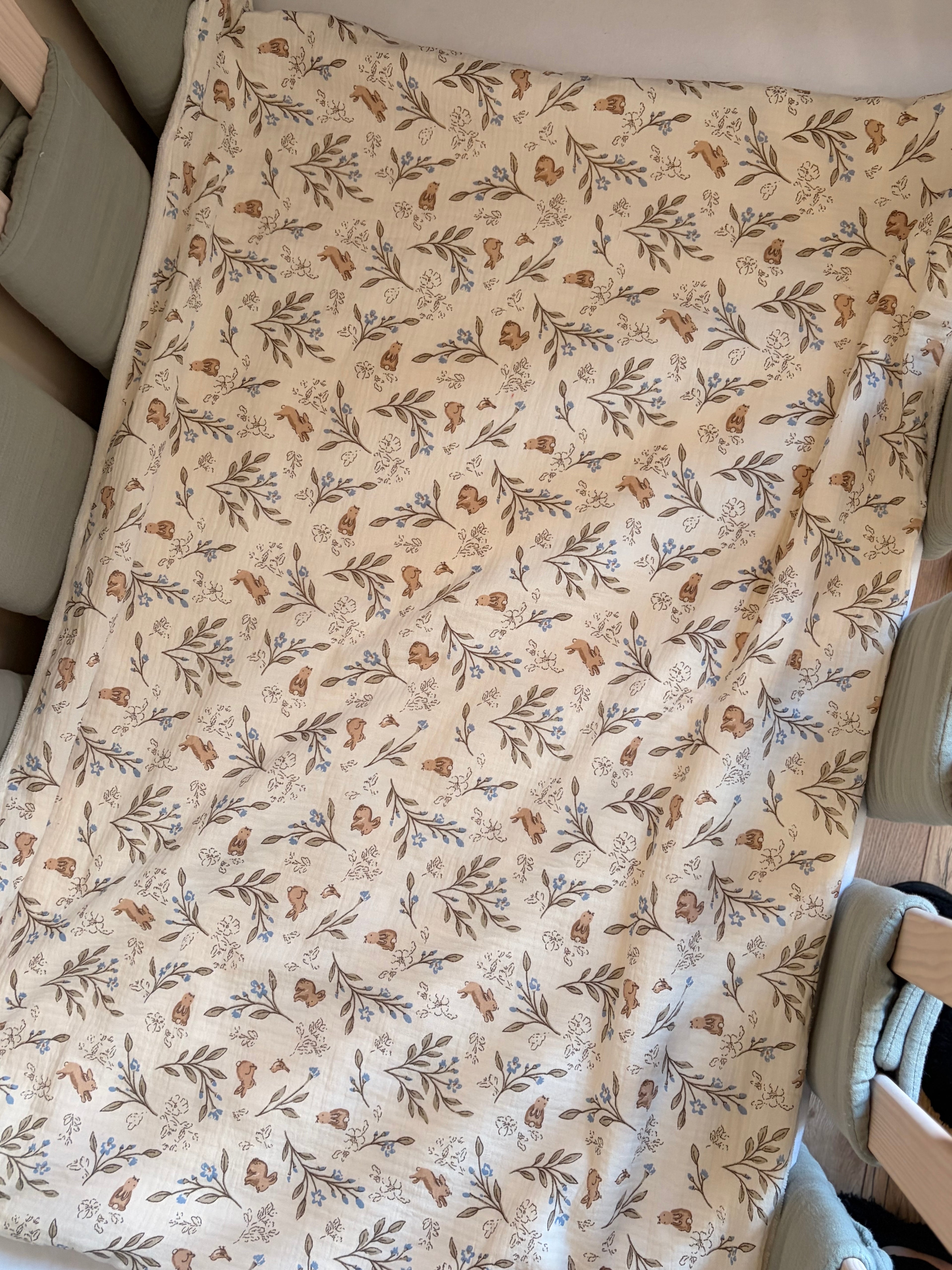 Couverture en coton double gaze de coton
