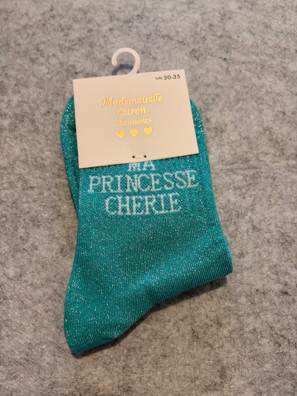 Chaussettes « ma princesse chérie »