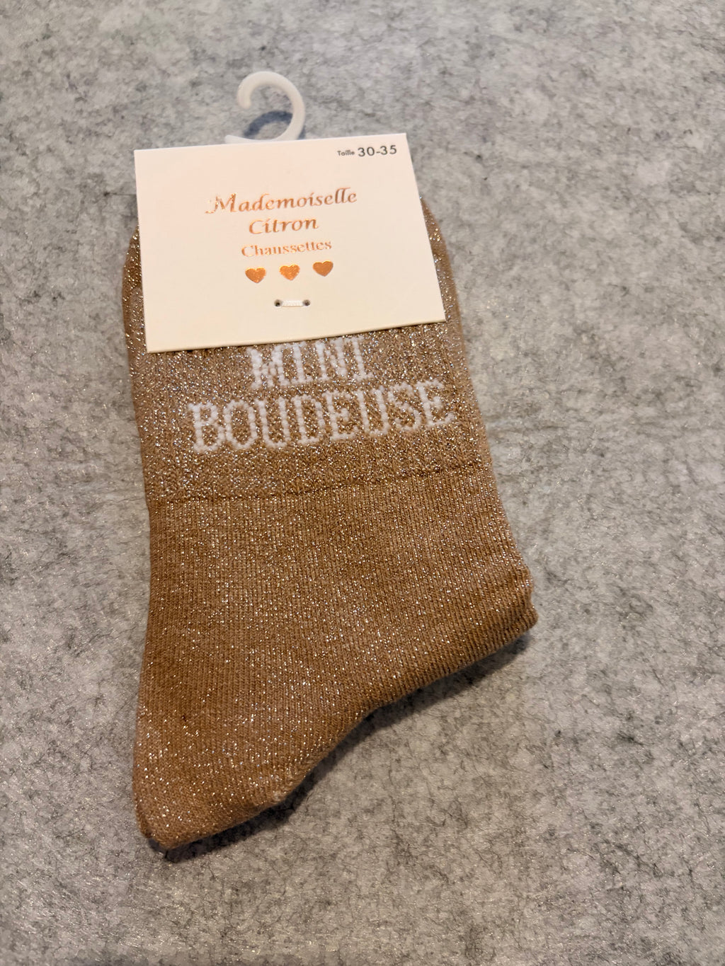 Chaussettes «Mini Boudeuse »