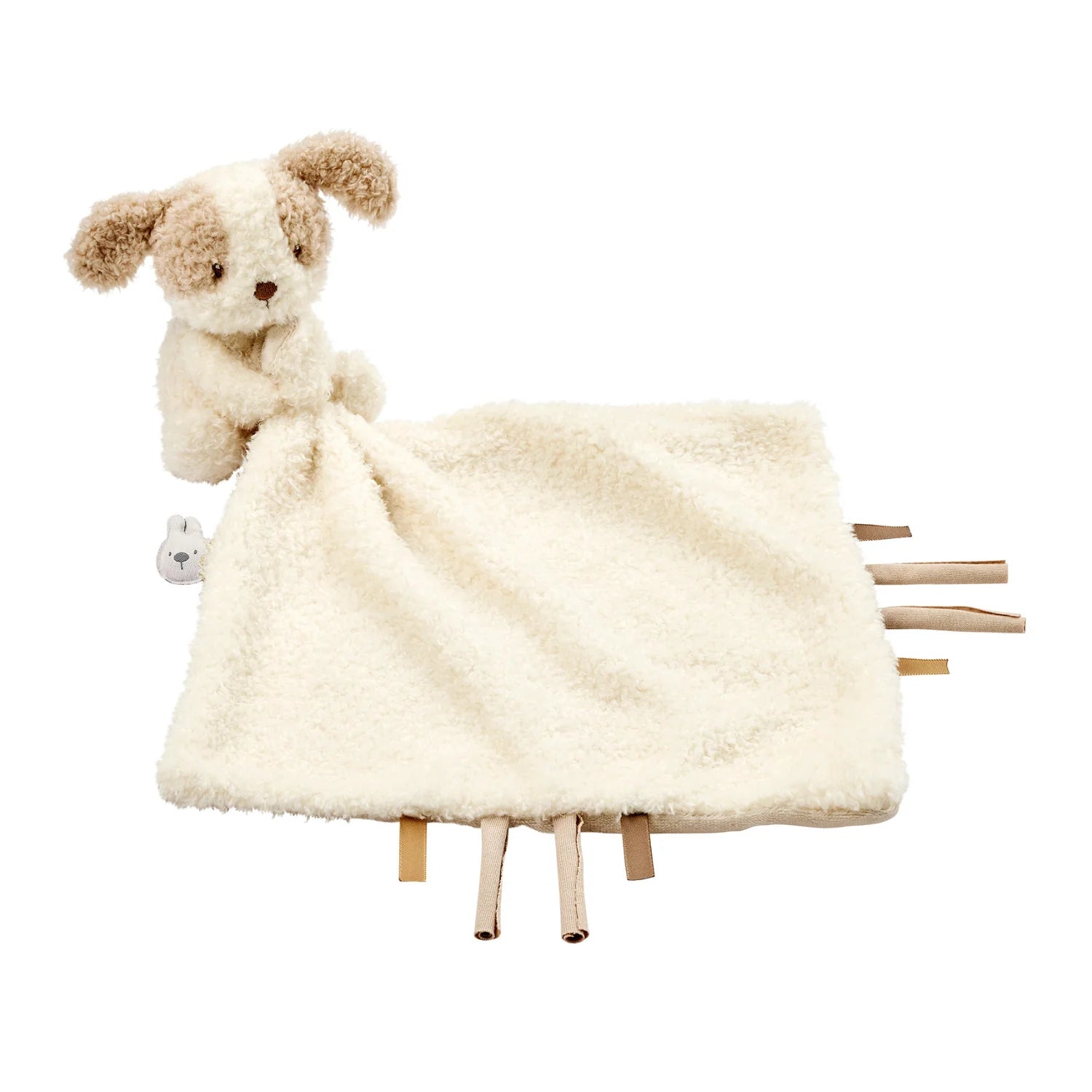 Doudou bébé avec peluche – 27 x 27 cm