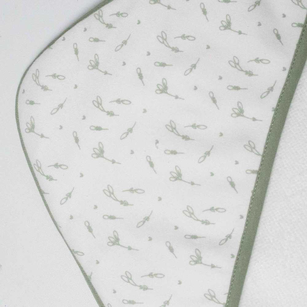 Lot de 2 capes de bain bébé avec capuche