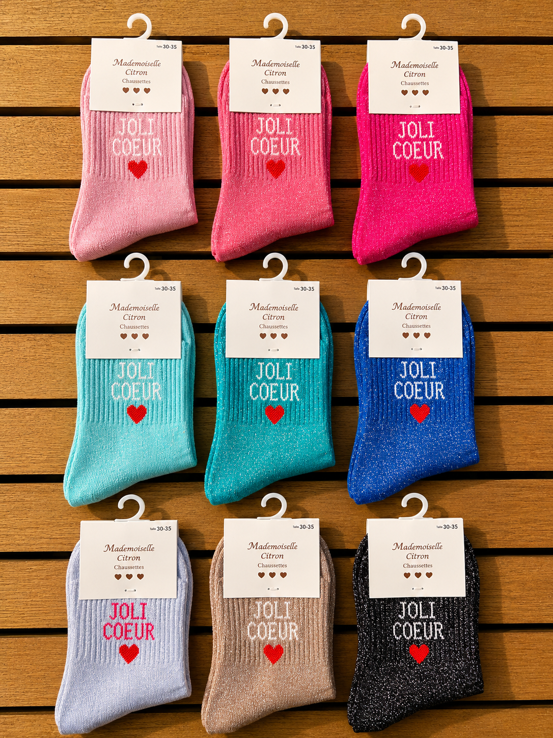 Chaussettes « Jolie cœur »