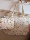 Sac cabas + pochette assortie
