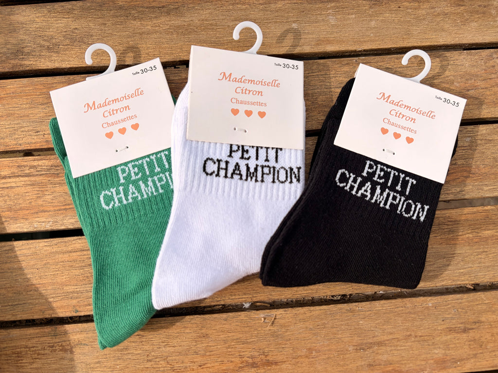 Chaussettes « petit champion »