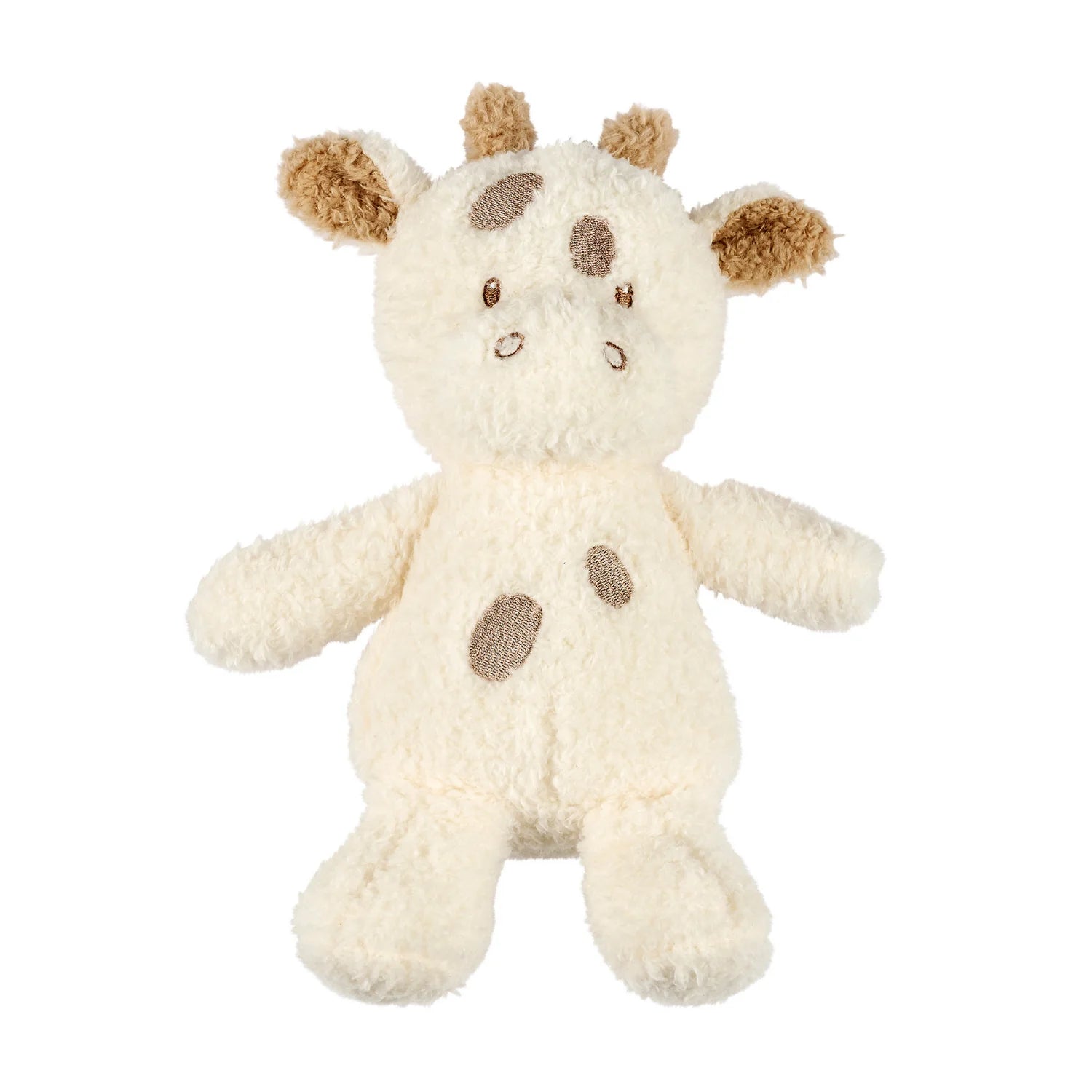 Peluche bébé girafe – 25 cm – Peluche douce pour bébé – Blanc cassé