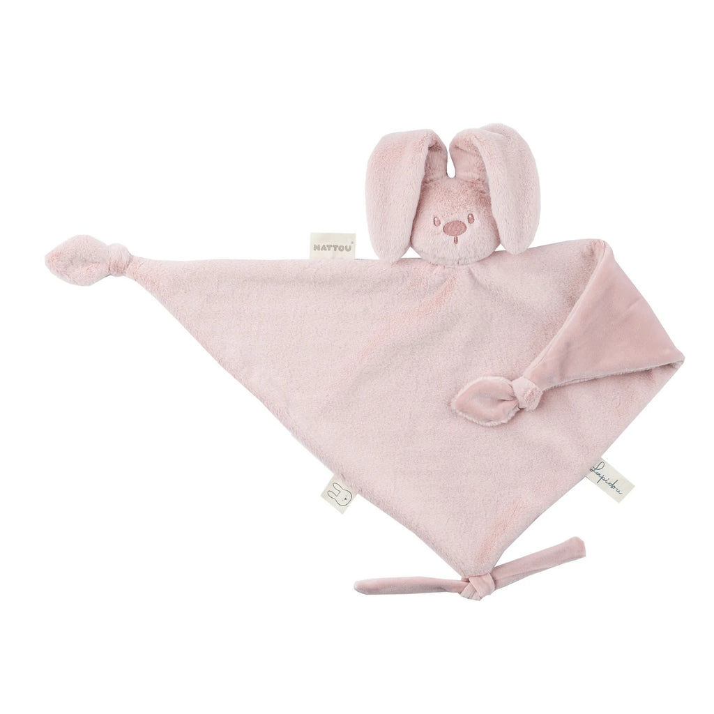 Lapidou Doudou bébé – 65 x 40 cm – Lapin doudou