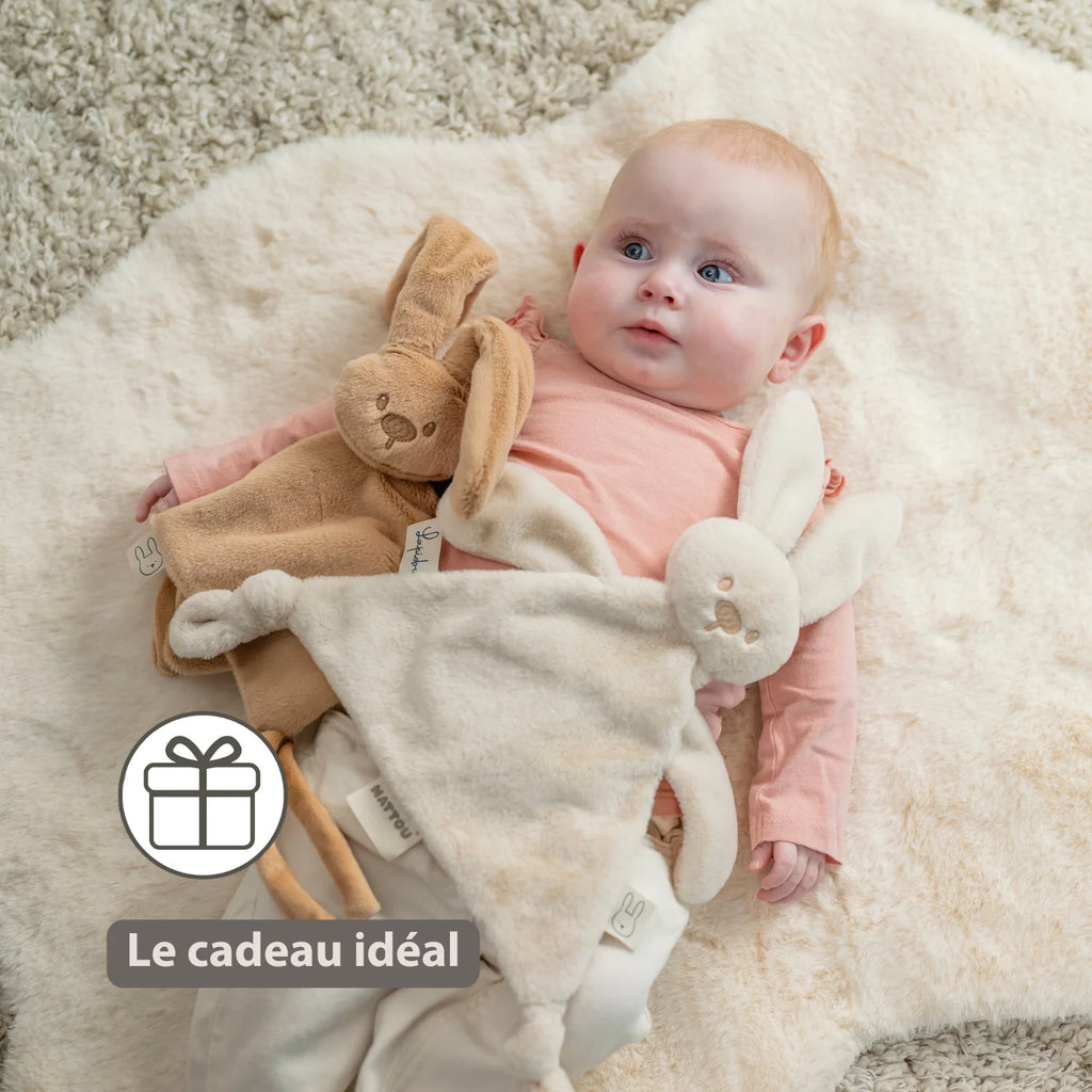 Doudou Bébé - 27 x 27 cm - Lapin Doudou