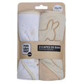 Lot de 2 capes de bain bébé 70 x 70 cm