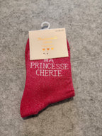 Chaussettes « ma princesse chérie »