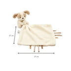 Doudou bébé avec peluche – 27 x 27 cm