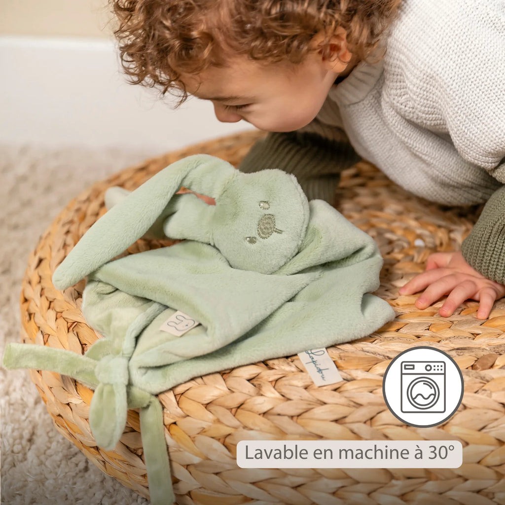 Lapidou Doudou bébé – 65 x 40 cm – Lapin doudou