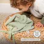 Lapidou Doudou bébé – 65 x 40 cm – Lapin doudou