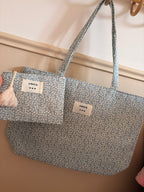 Sac cabas + pochette assortie