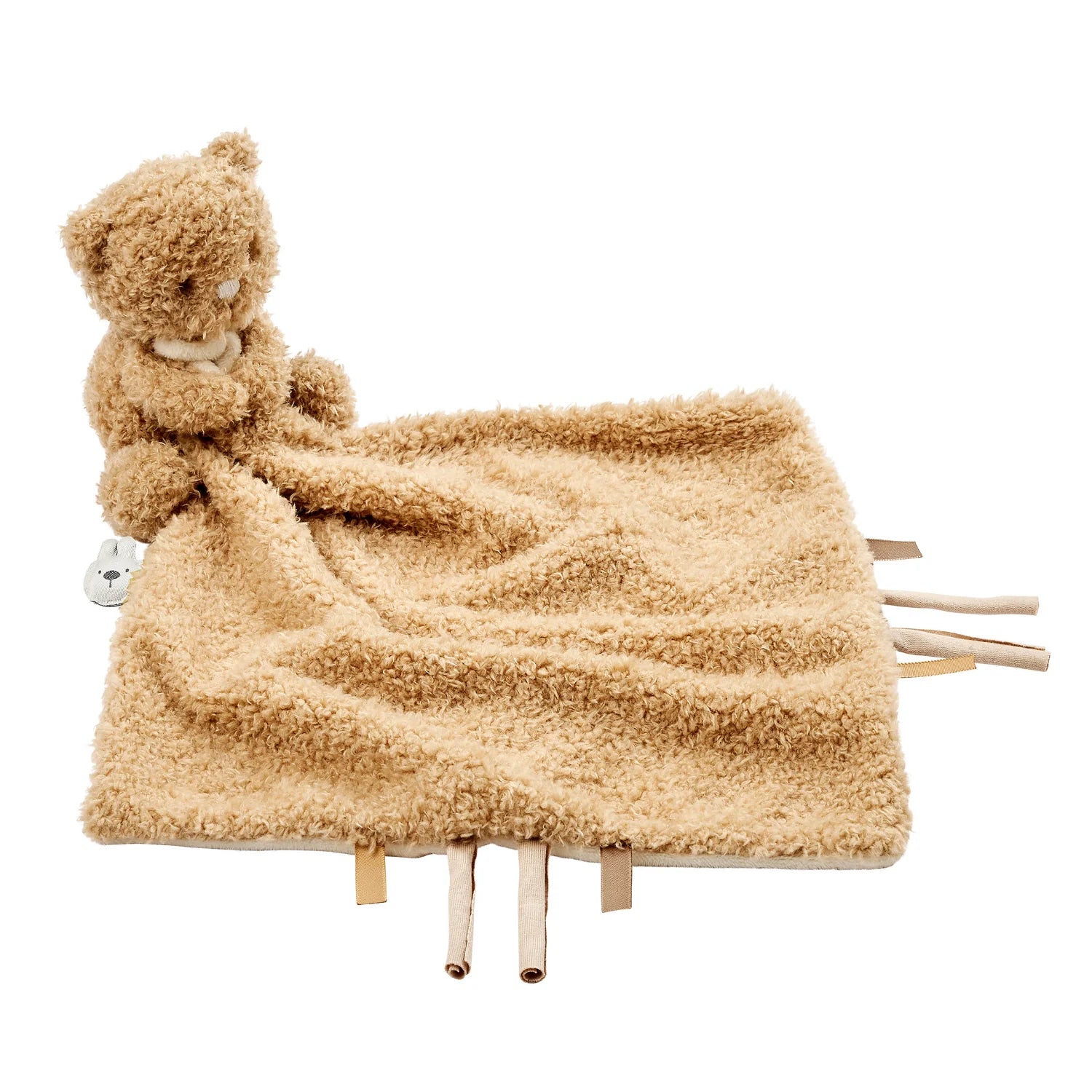 Doudou bébé avec peluche – 27 x 27 cm