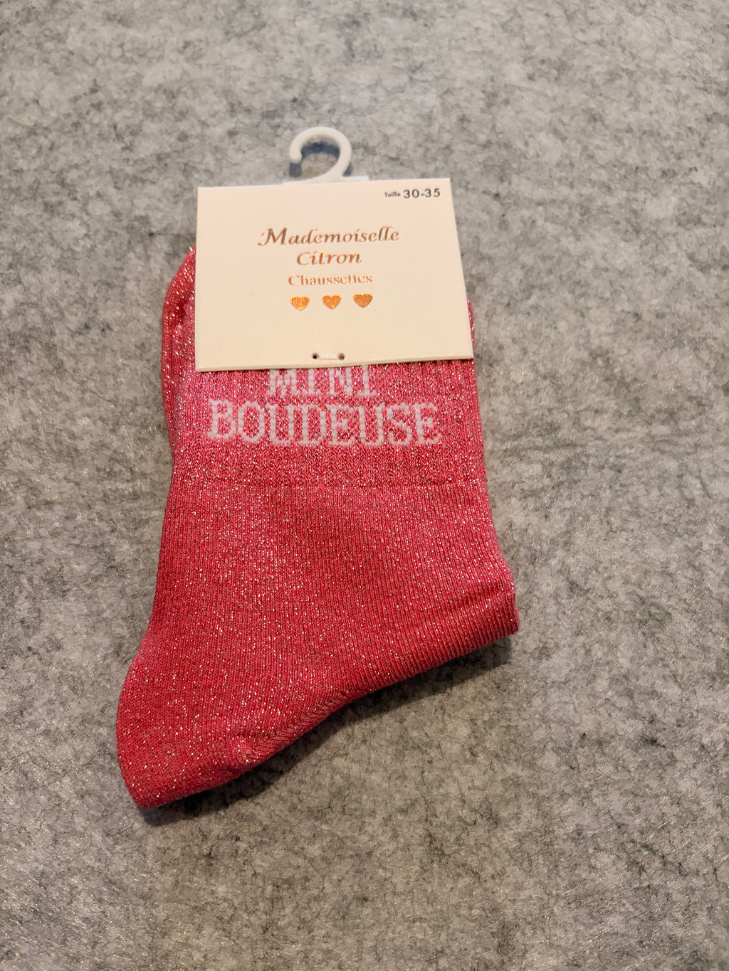 Chaussettes «Mini Boudeuse »