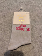 Chaussettes «Mini Boudeuse »