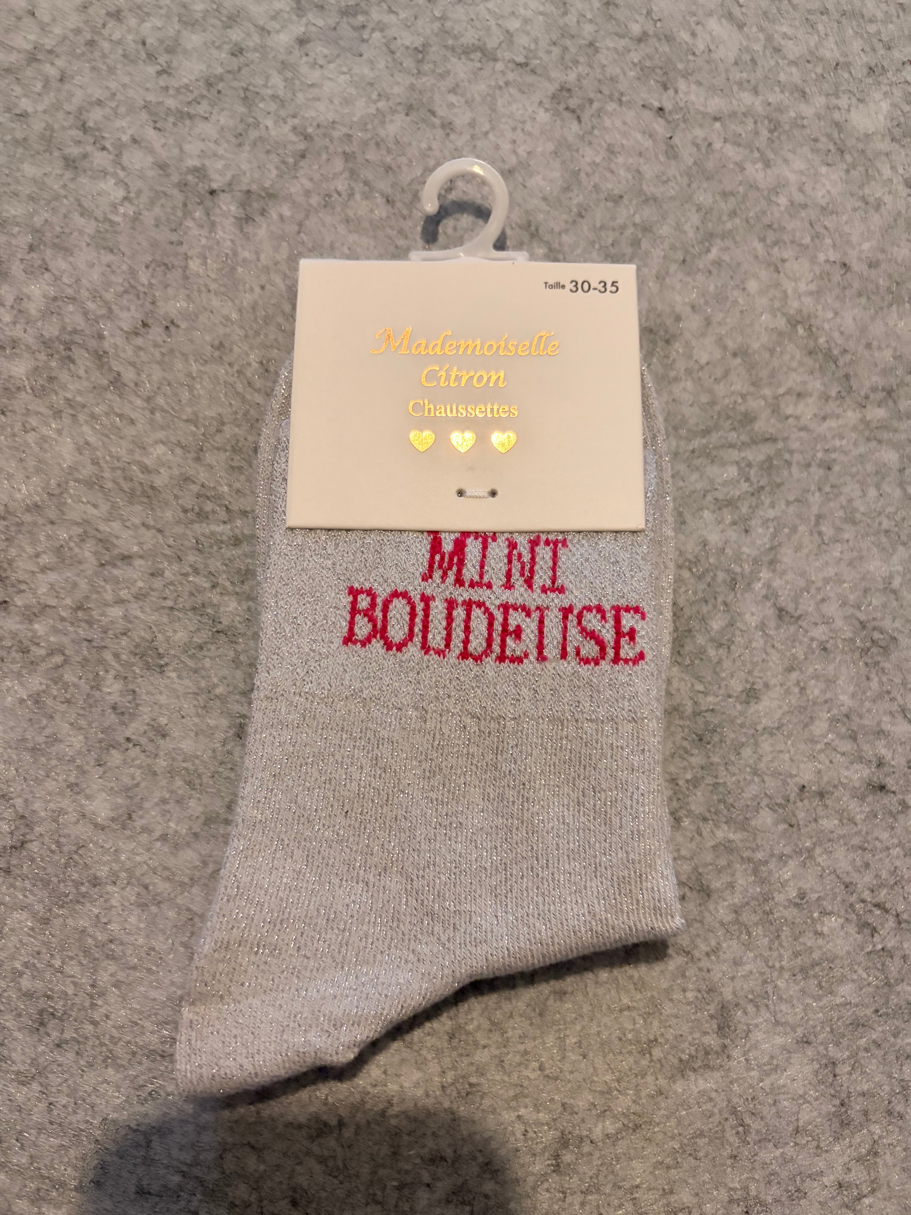 Chaussettes «Mini Boudeuse »