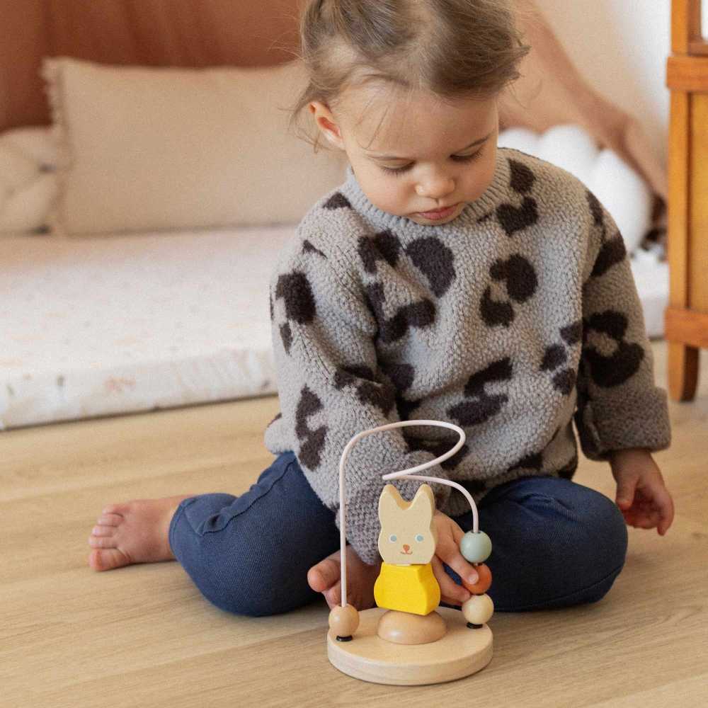 Labyrinthe en bois bébé – Lapin