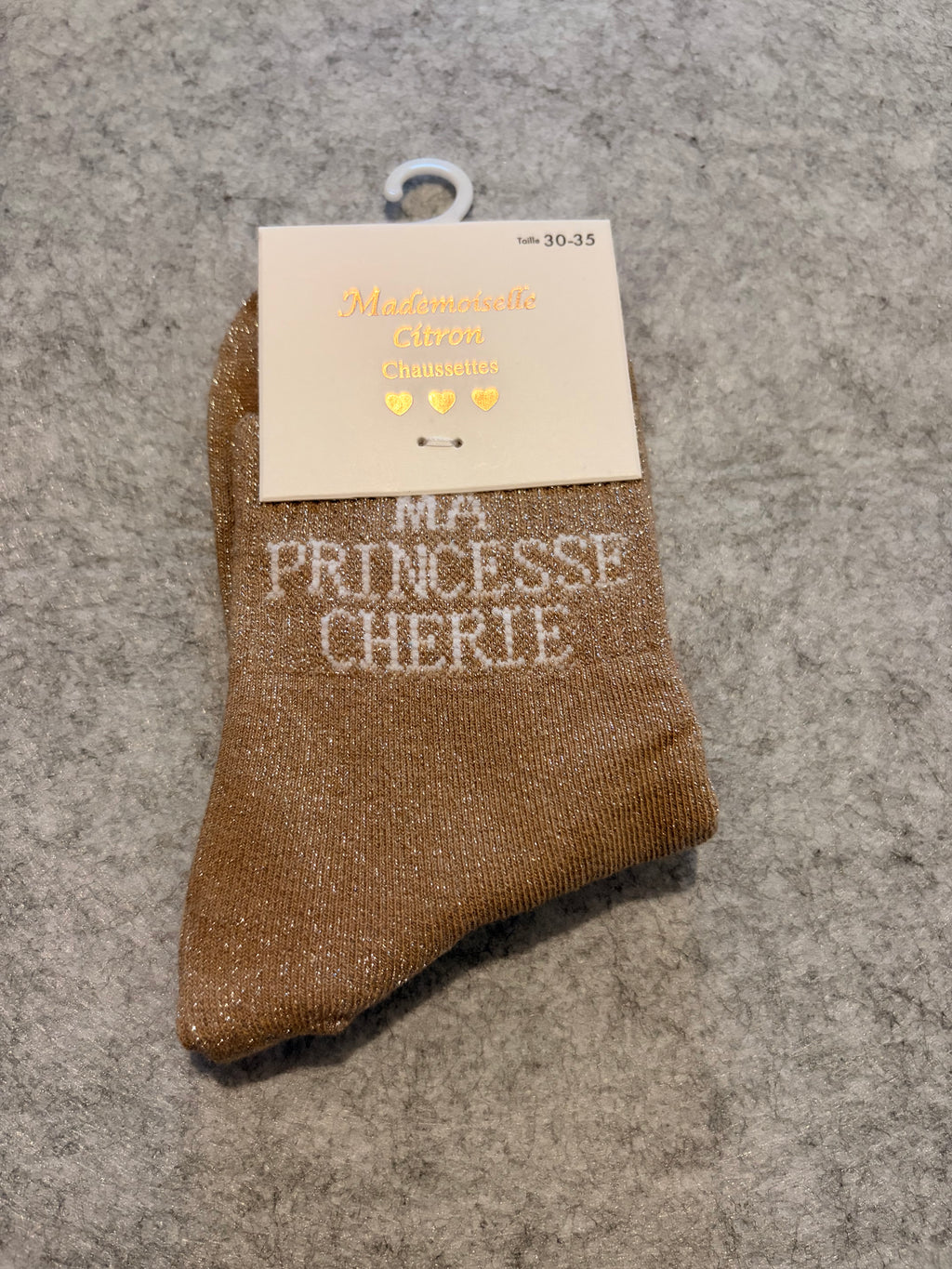 Chaussettes « ma princesse chérie »