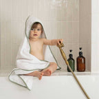 Lot de 2 capes de bain bébé avec capuche