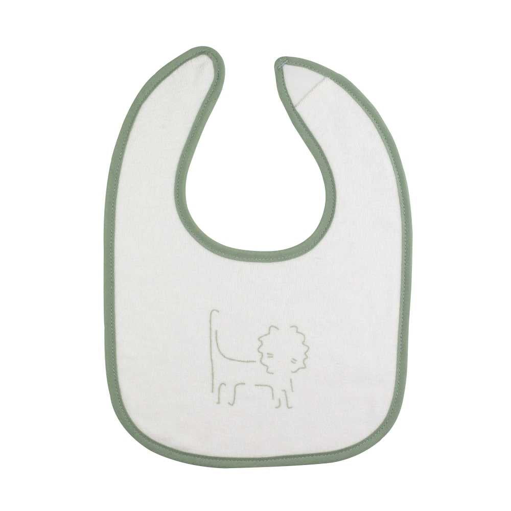 Lot de 6 bavoirs 1er âge - Motif savane