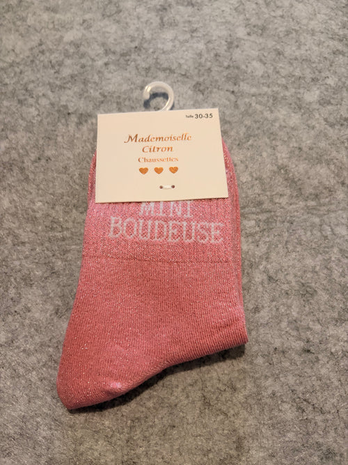 Chaussettes «Mini Boudeuse »