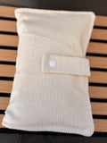 ✨ Pochette à couches & lingettes en velours côtelé 🤍