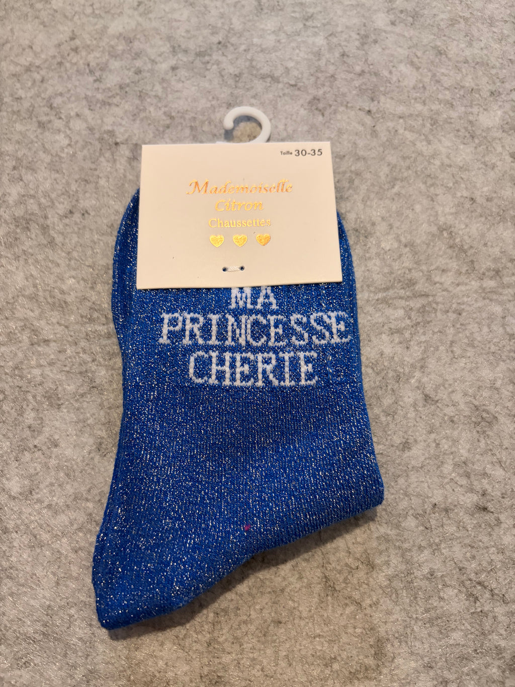 Chaussettes « ma princesse chérie »