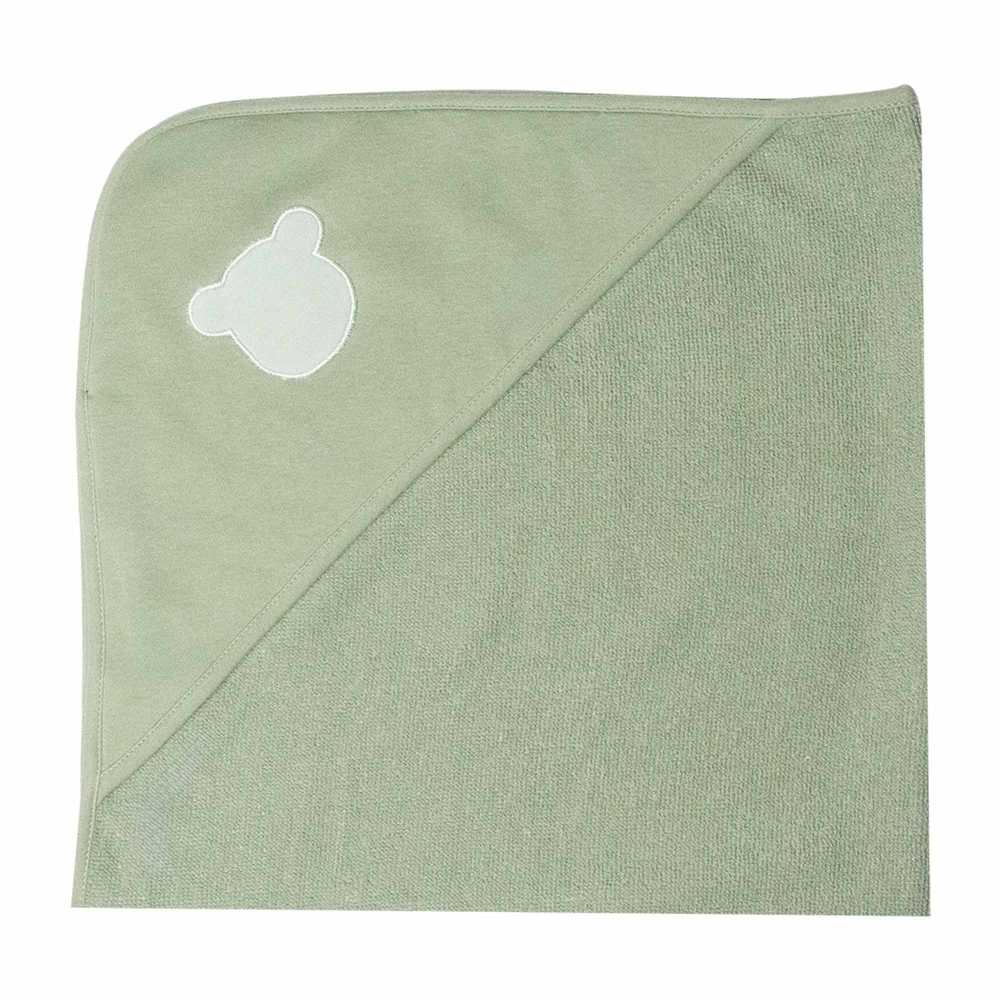 Lot de 2 capes de bain bébé avec capuche