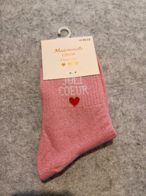 Chaussettes « Jolie cœur »