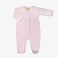 Pyjama fille rose en velours drop needle ©Sophie la girafe ★ Trois Kilos Sept