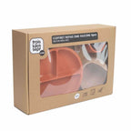 Set repas bébé en silicone 4 pièces