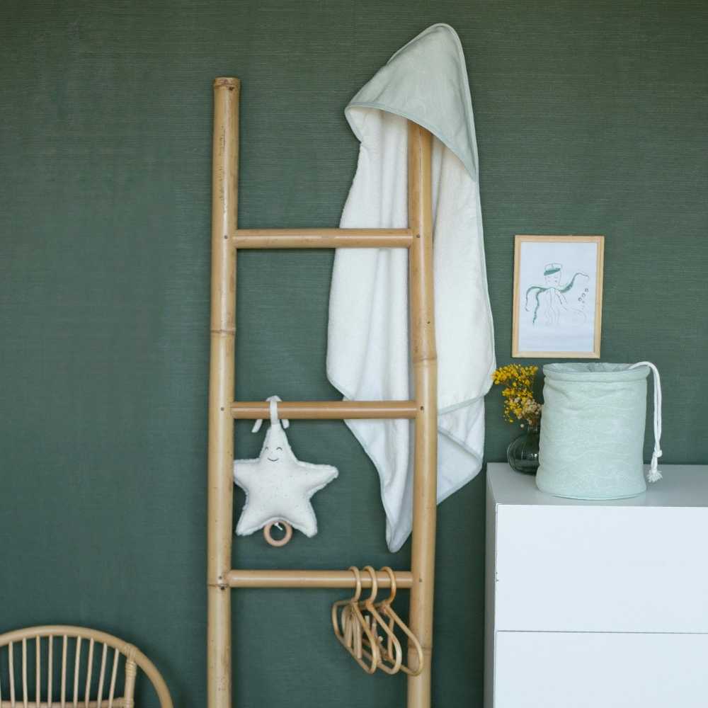 Cape de bain bébé avec capuche – Collection Au Large de Nova