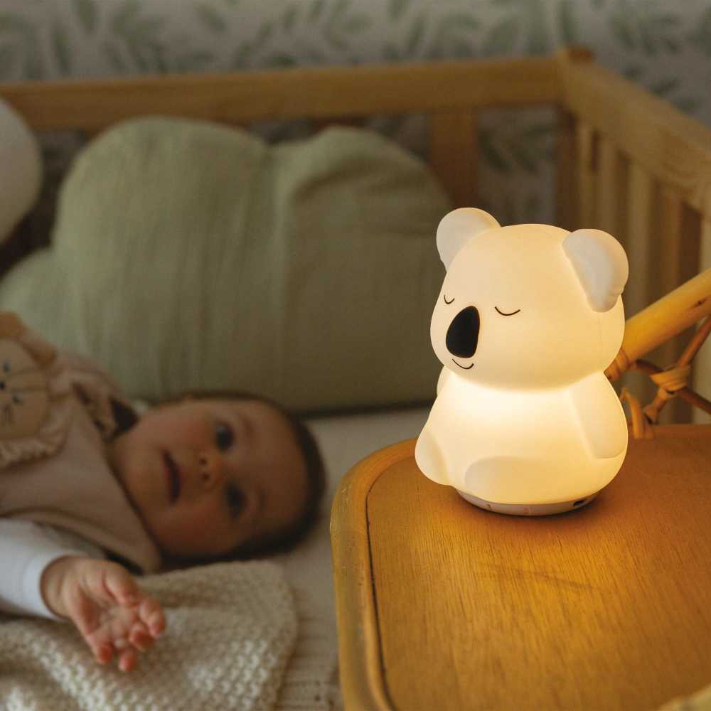 Veilleuse bébé en silicone avec bruits blancs