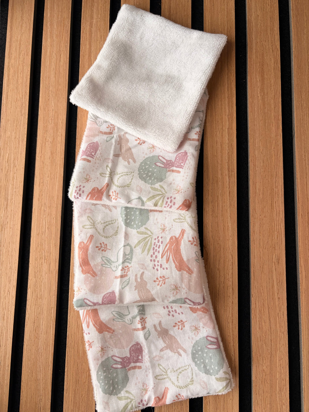 Lingettes lavables réutilisables x4 – Douces pour bébé, enfant & toute la famille 🌿