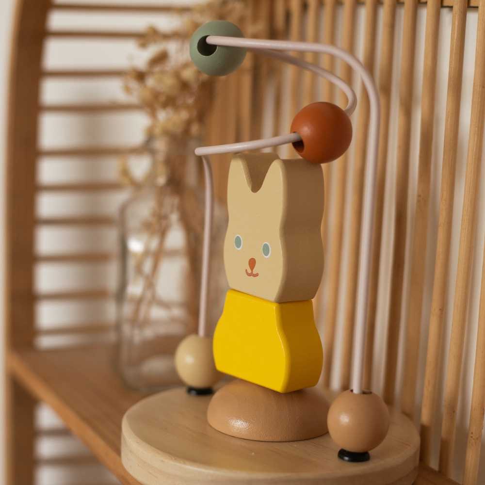 Labyrinthe en bois bébé – Lapin