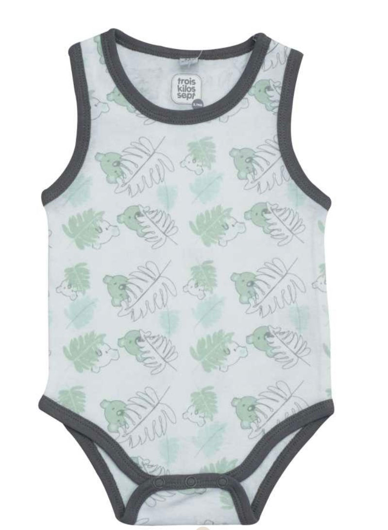 Body bébé sans manches – Feuilles
