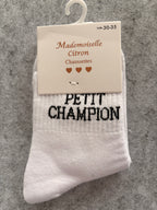 Chaussettes « petit champion »