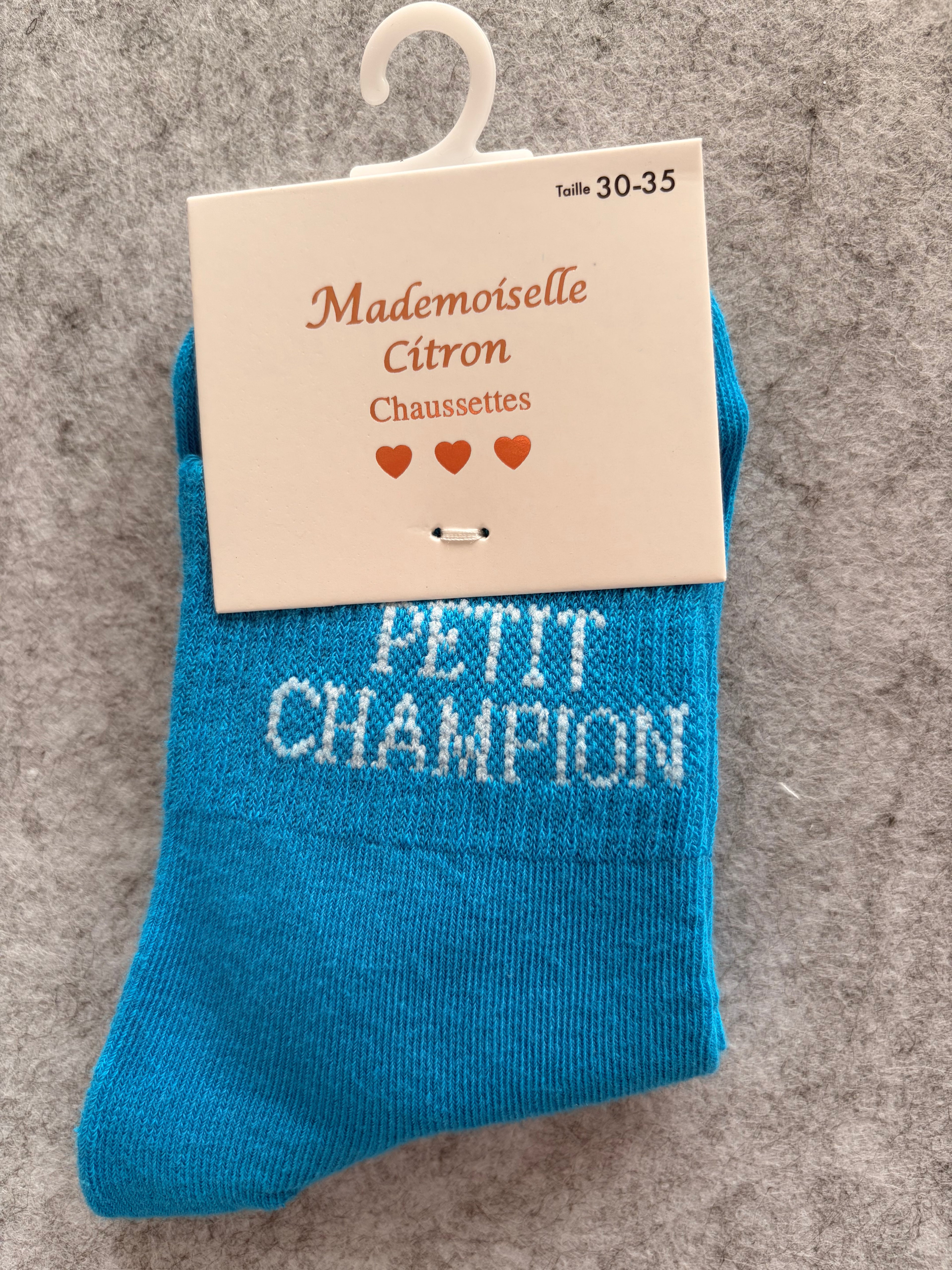 Chaussettes « petit champion »