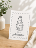 Cartes mariage « félicitations »