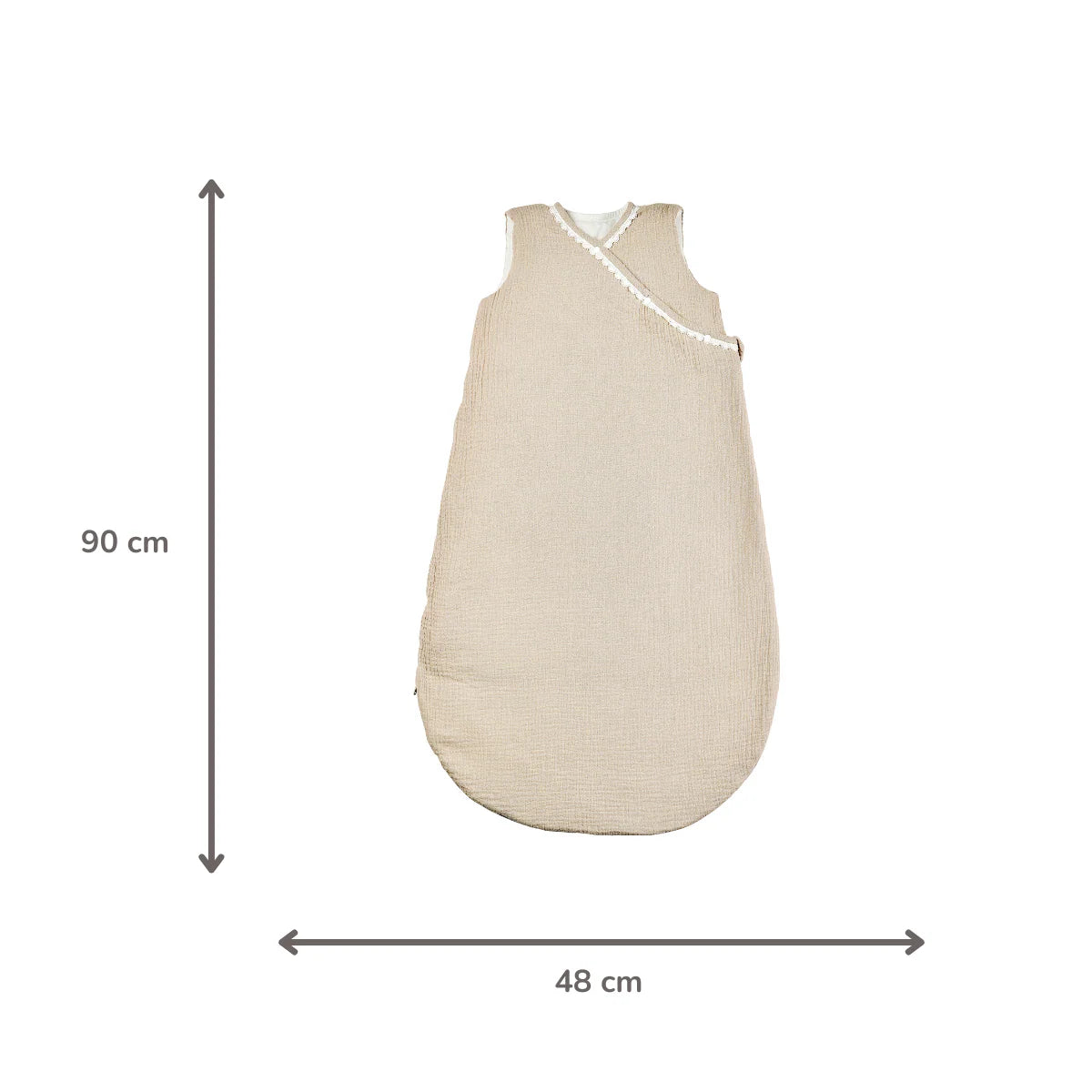 Gigoteuse bébé FanFan 90 cm (6-24m) – Gigoteuse couleur sable – Tetra Cotton – TOG 2