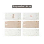 Tour de lit FanFan – Protection de tête bébé – 20 x 20 cm – 6 pièces