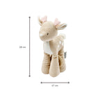 Peluche musicale FanFan petit cerf - 25 cm - Peluche avec musique - Beige