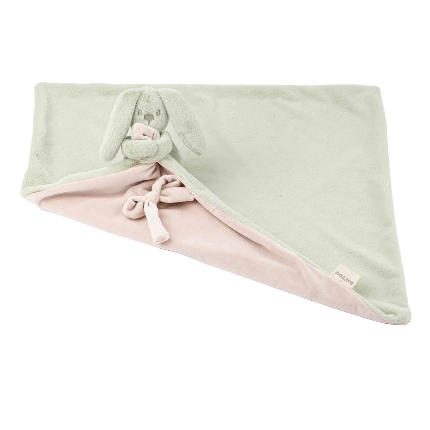 Couverture bébé Lapidou avec peluche - 50 x 50 cm - Lapin Doudou -
